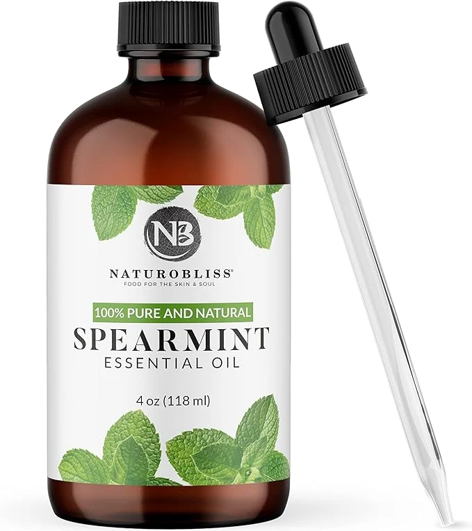 Responsible NaturoBliss Spearmint Essential Oil Pure and Natural Therapeutic Grade Top-Quality