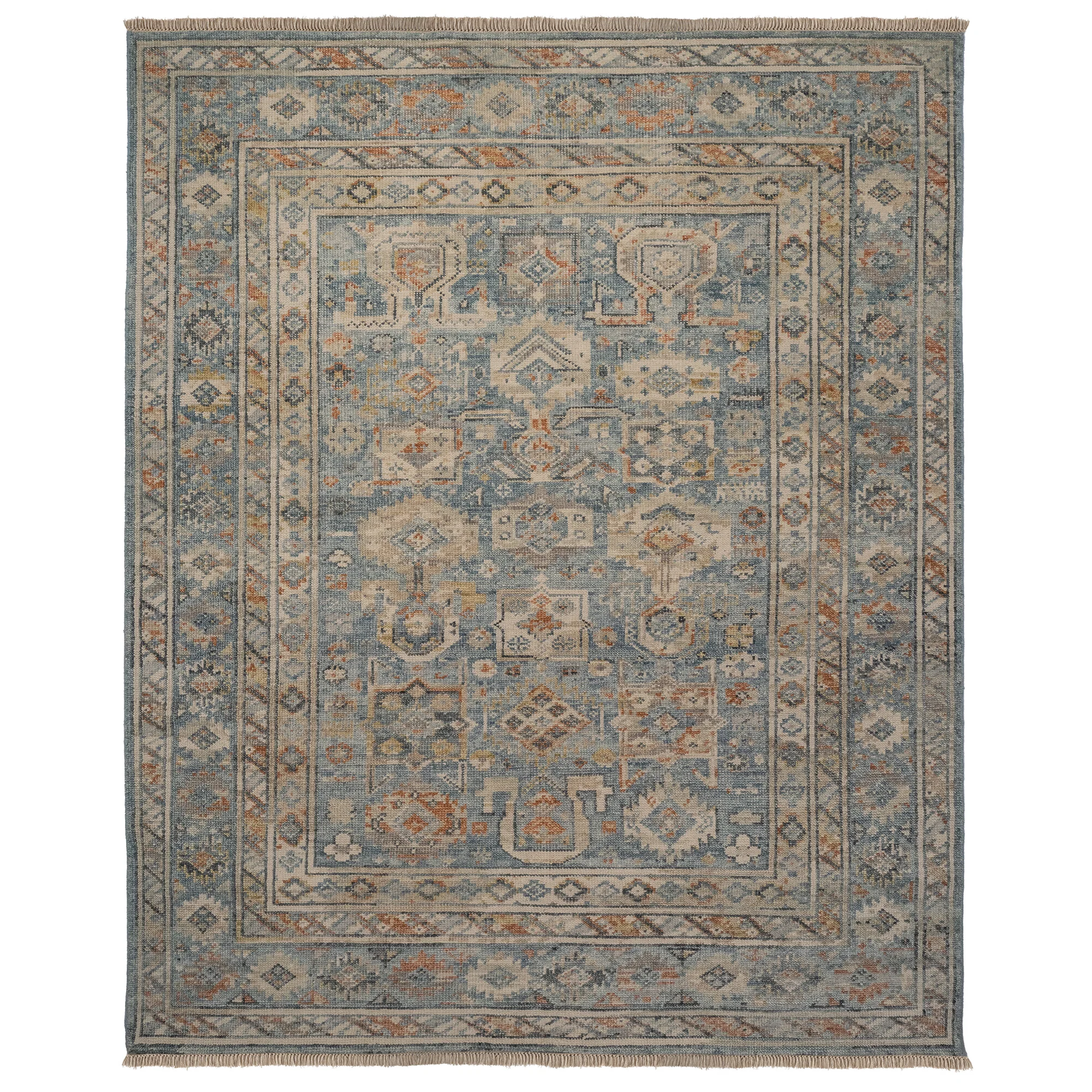 Durable Braymore Rug – Barrett Medium Blue Relaxed