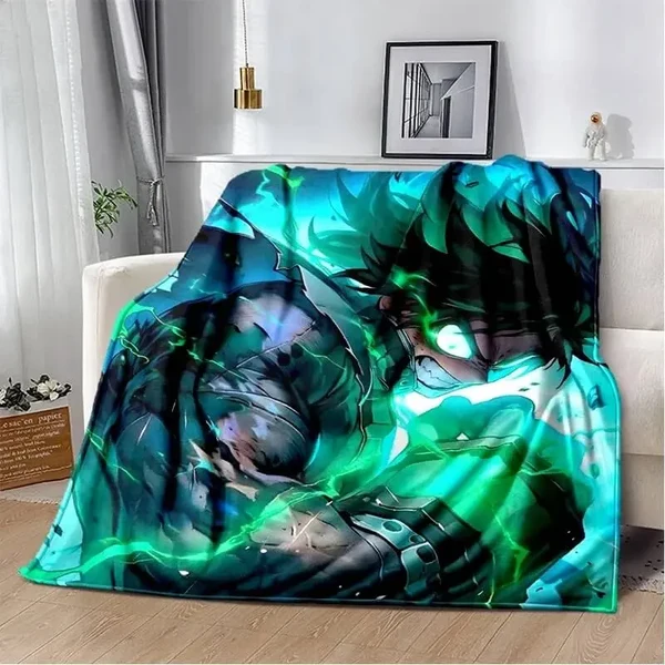 Exceptional My Hero Academia Izuku Midoriya Throw Blanket Optimized