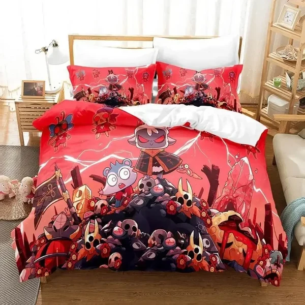 Traditional Cult Of The Lamb Gaming Quilt Cover Organic