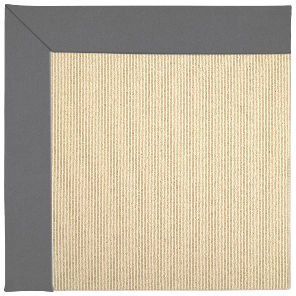 Trendy Creative Concepts Rug – Beach Sisal Canvas Charcoal High-Quality