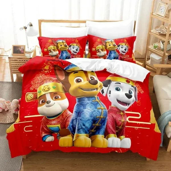 Detailed Paw Patrol Quilt Cover Organic