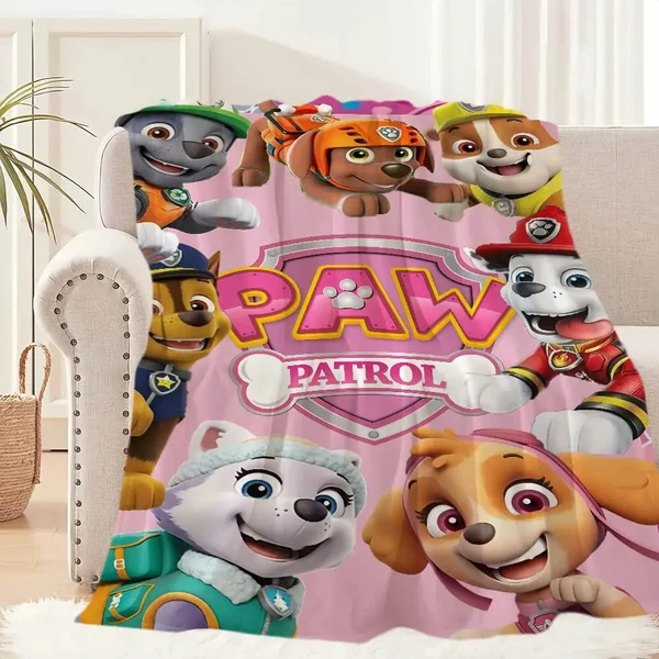 User-Friendly Paw Patrol Throw Blanket Comfortable