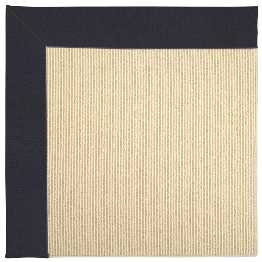 Comfortable Creative Concepts Rug – Beach Sisal Canvas Navy Environmentally Friendly
