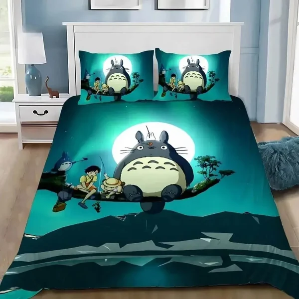 Convenient Anime My Neighbor Totoro Duvet Cover Long-Lasting
