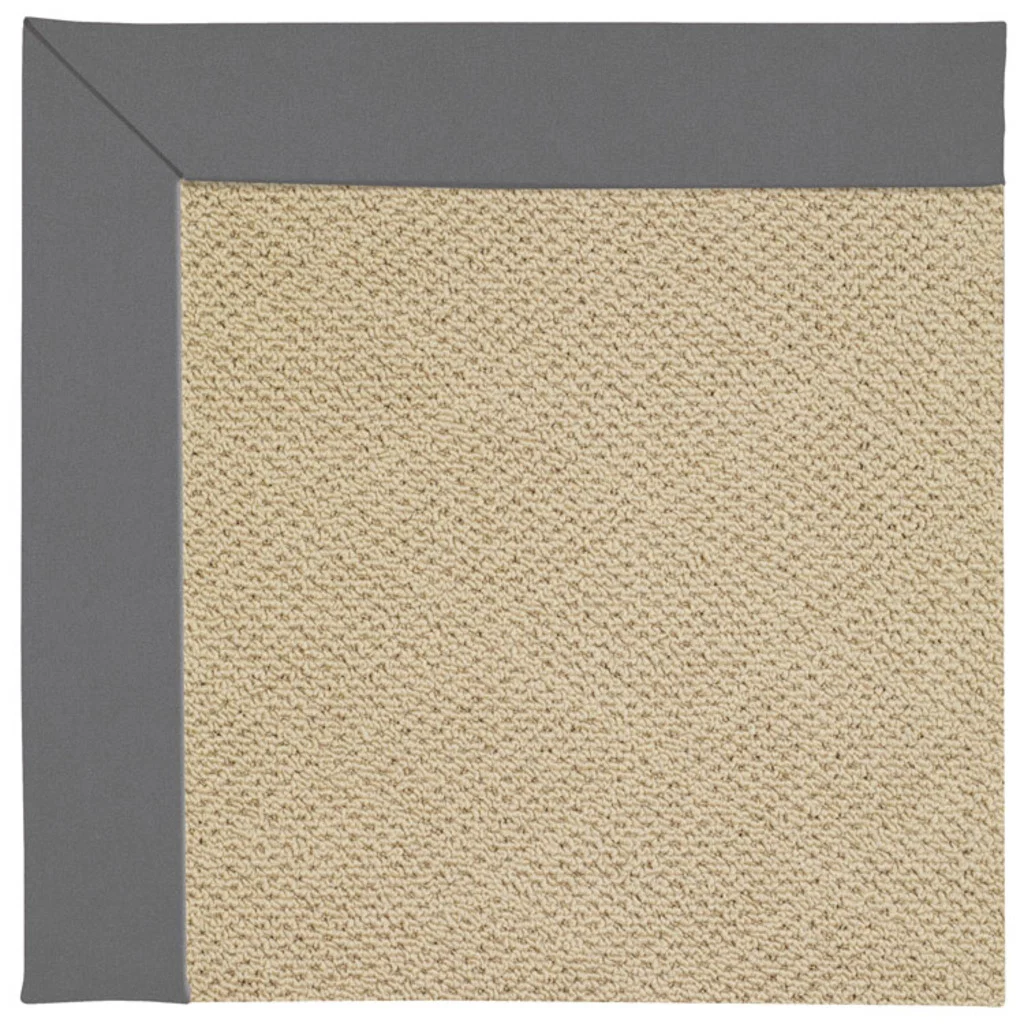 High-Quality Creative Concepts Rug – Cane Wicker Canvas Charcoal Solid