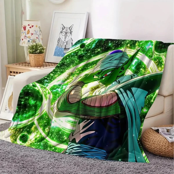 Professional Anime Dragon Ball Z Piccolo Throw Blanket Organic