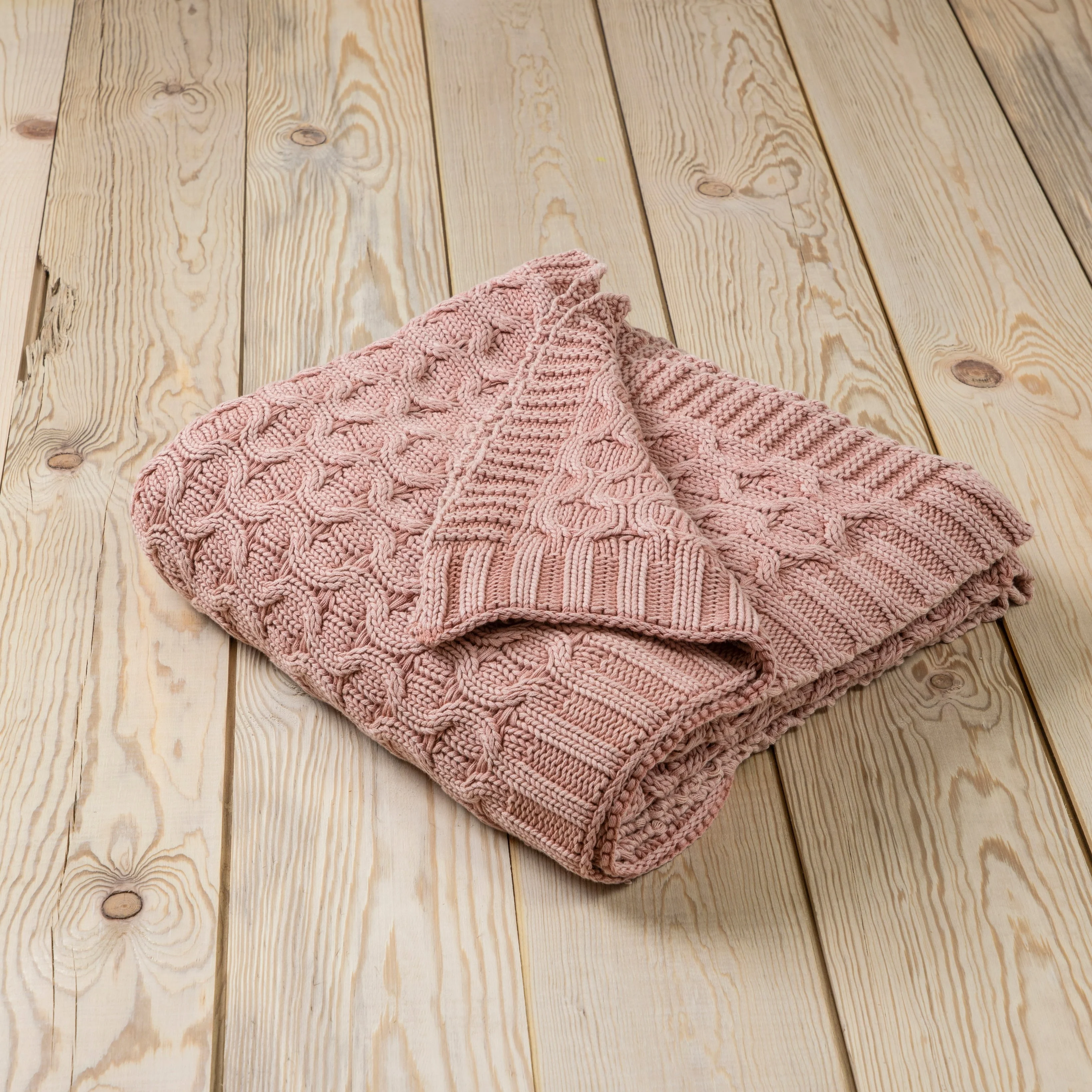 Superior Belmont Throw Washed Pink Responsible