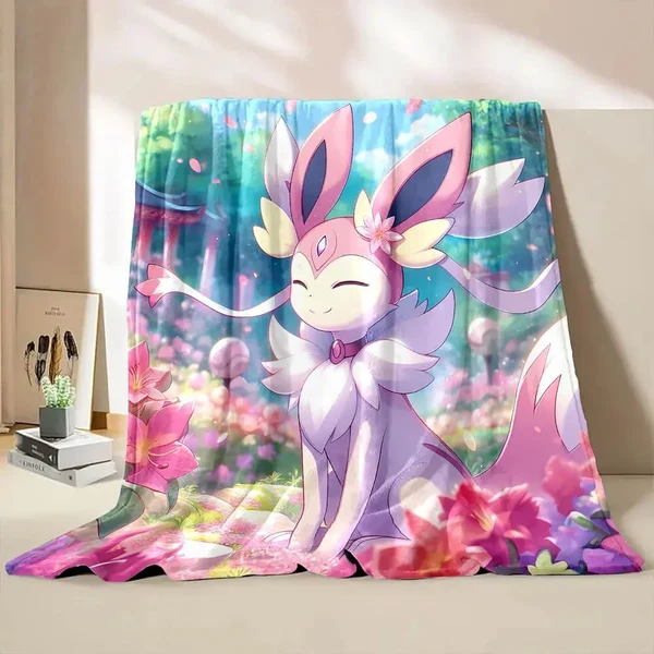Sophisticated Espeon Pokemon Throw Blanket Verified