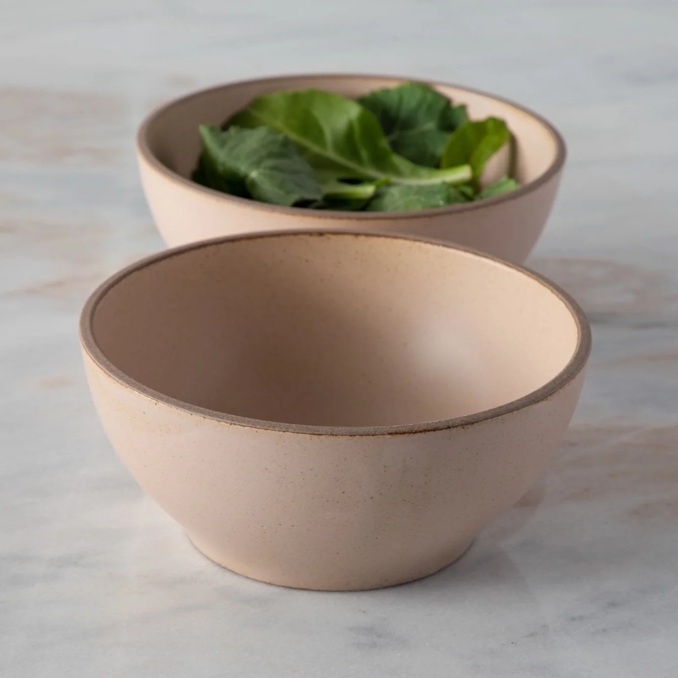 Outstanding Large Nori Bowl Pink Set of 2 Stylish