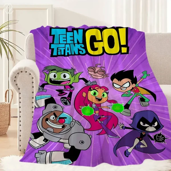 Optimized Teen Titans Go Throw Blanket Soft