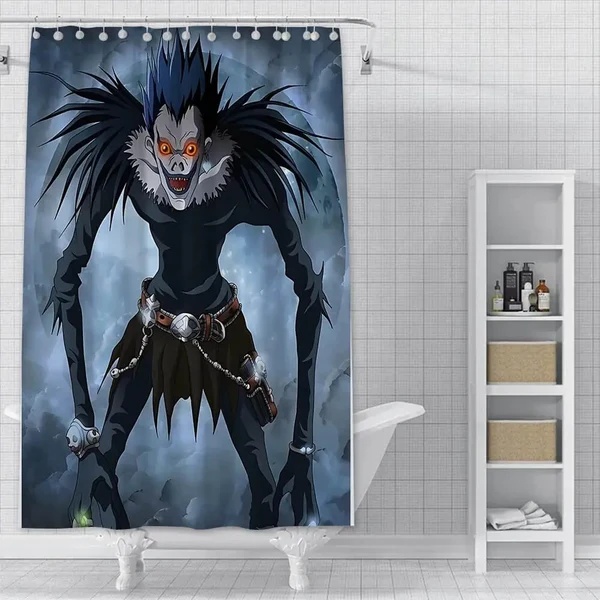 Traditional Death Note Ryuk Anime Shower Curtain Trendy