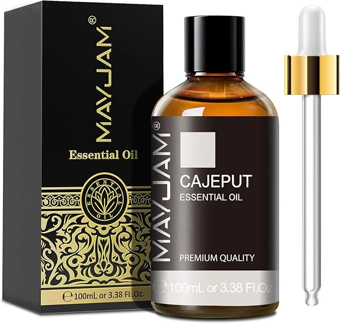 Enhanced MAYJAM Cajeput Essential Oil 3.38FL.OZ Pure Essential Oils Comfortable