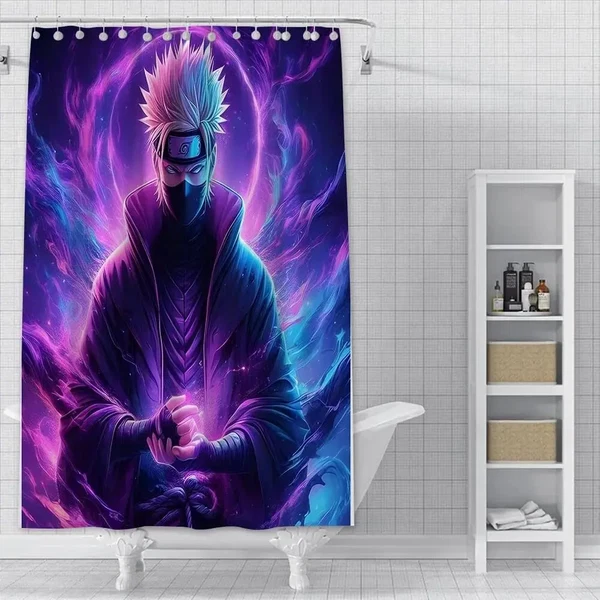 Practical Naruto Anime Hatake Shower Curtain Luxury