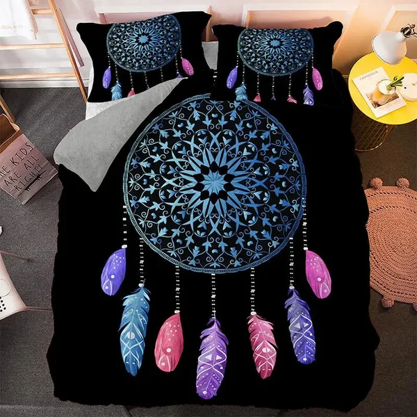 High-End 3D Dream Catcher Doona Cover Optimized