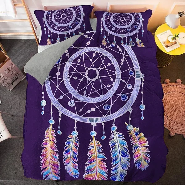 Secure Bohemian Dream Catcher Quilt Cover Original