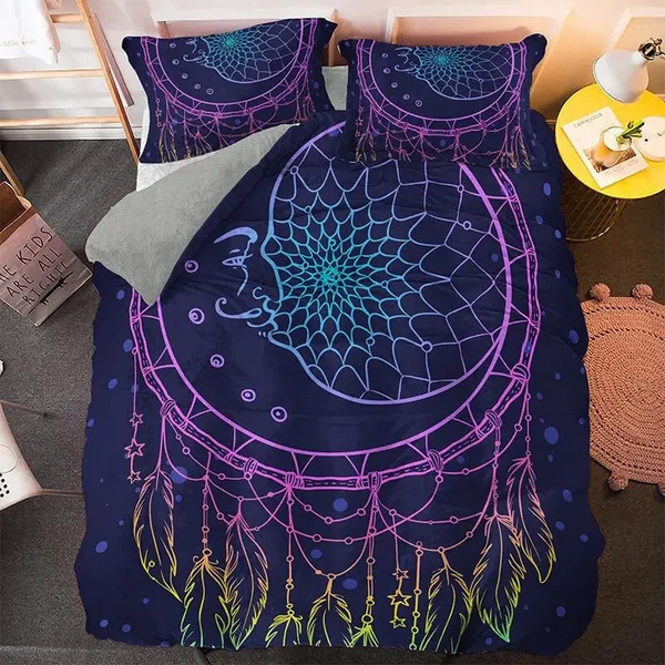 Premium Boho Dream Catcher Duvet Cover Functional