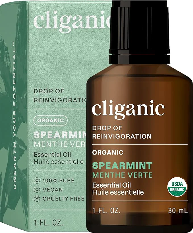 Innovative Cliganic Organic Spearmint Essential Oil 1oz Carefully Designed