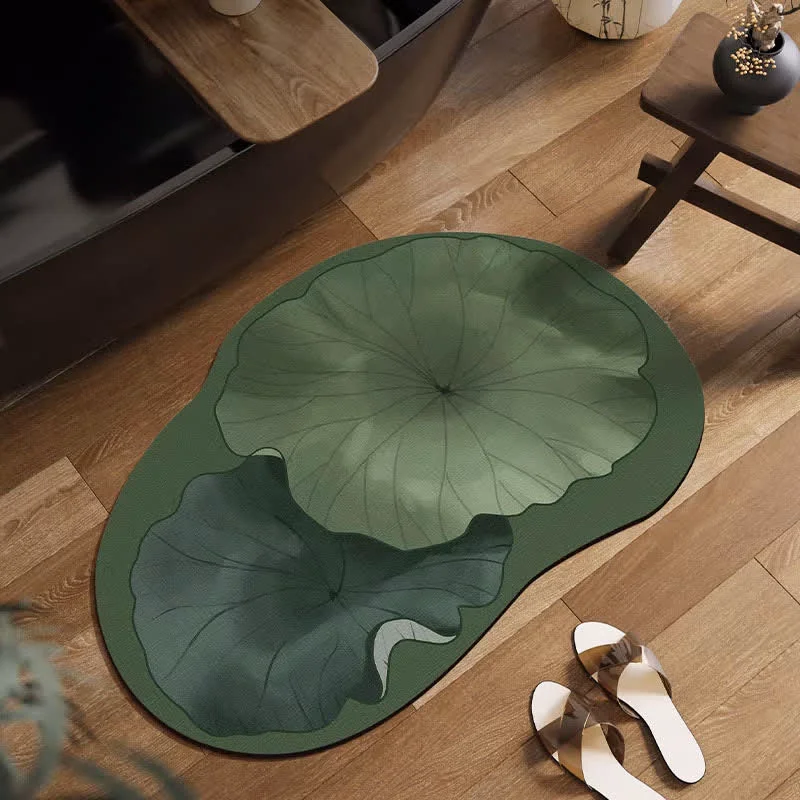 Next-Generation Ownkoti Lotus Leaf Inspired Diatom Mud Bath Mat Exceptional