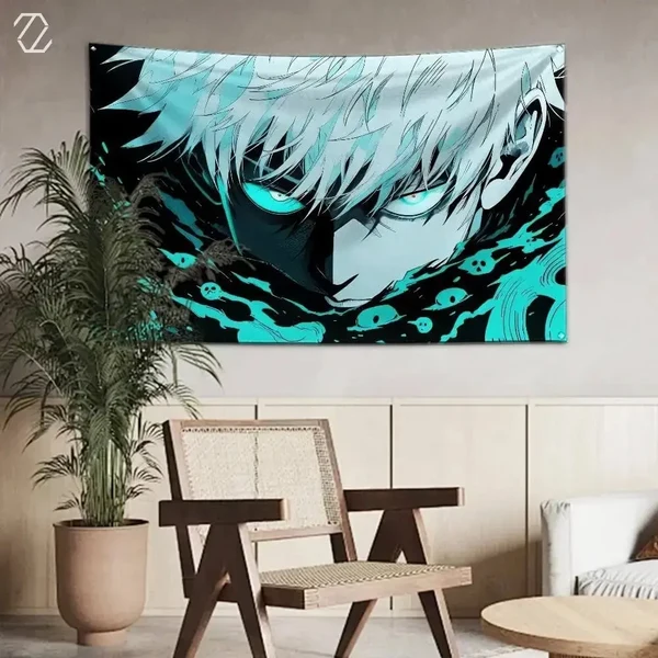Selected Jujutsu Kaisen Satoru Gojo Aesthetic Tapestry Lightweight