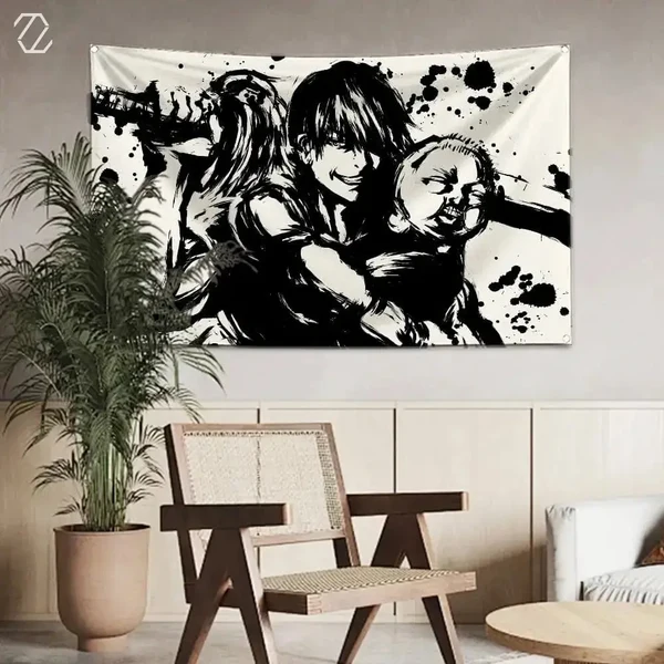 Clean Toji Fushiguro Wall Tapestry Elite