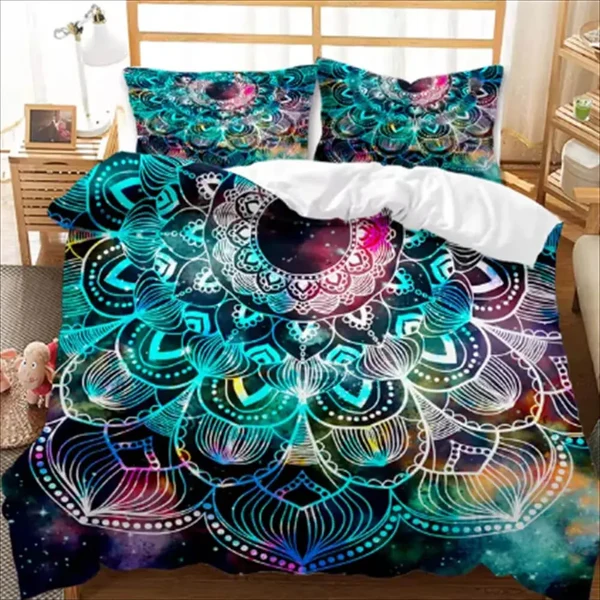 Easy-to-Use Mandala Quilt Cover Consistent