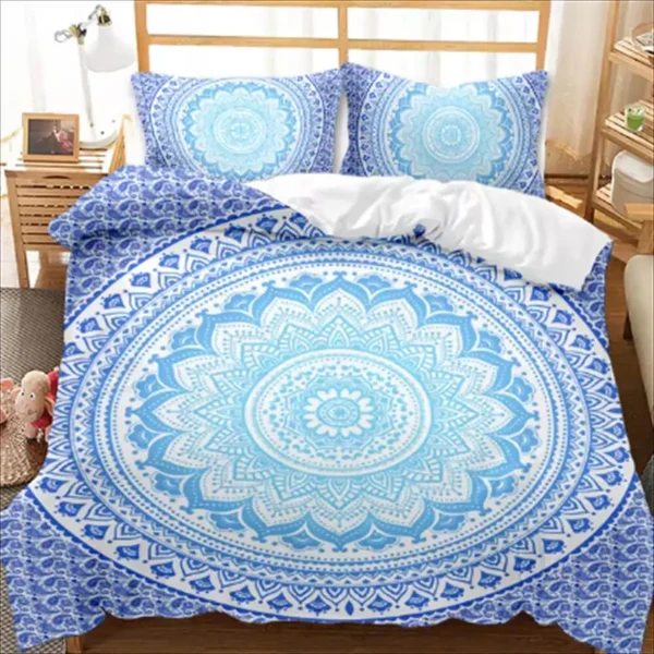 Efficient 3D Bohemian Bedding Set Trendy