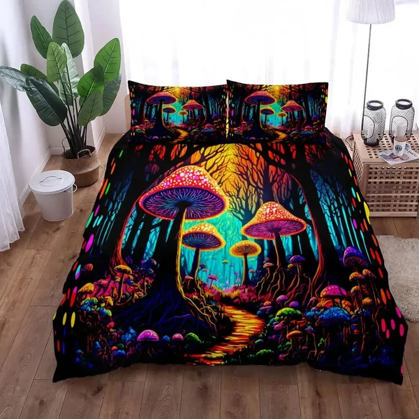 Unique Mushroom Doona Cover Premium Material