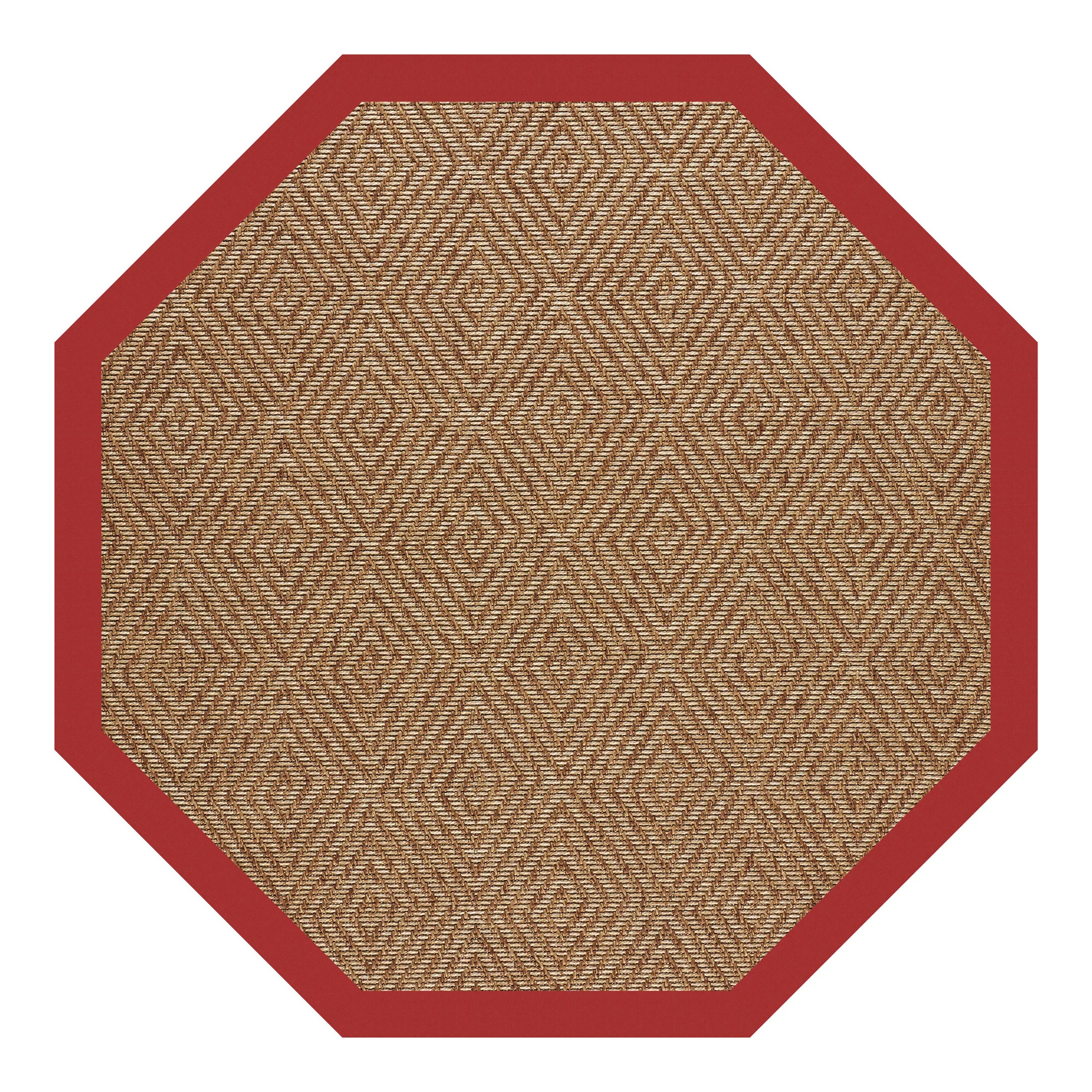 Flexible Islamorada Rug – Diamond Canvas Jockey Red High-End