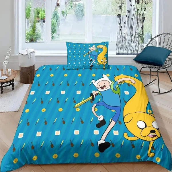 Professional Adventure Time Finn amp Jake Duvet Cover Selected