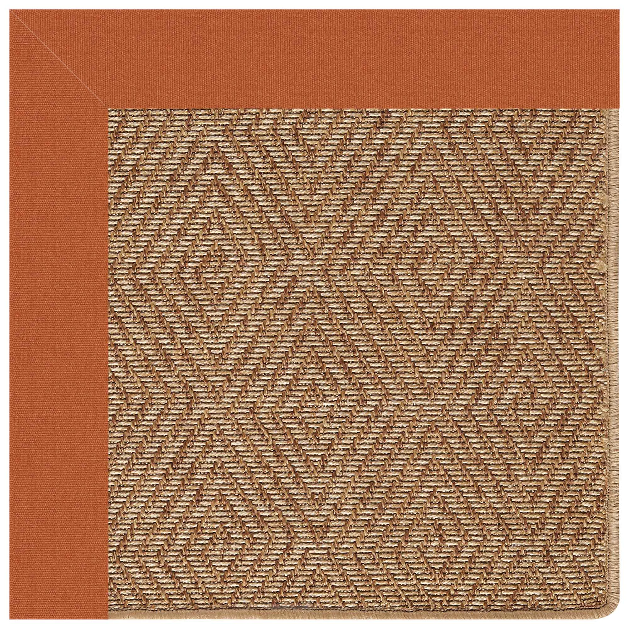 High-Grade Islamorada Rug – Diamond Canvas Rust Quality