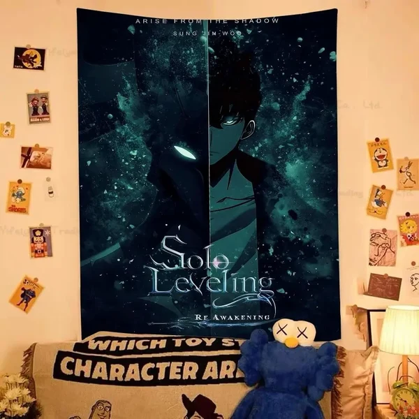 Fashionable Solo Leveling Wall Flag High-End
