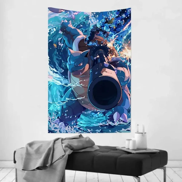 Top-Quality Blastoise Pokemon Tapestry Advanced