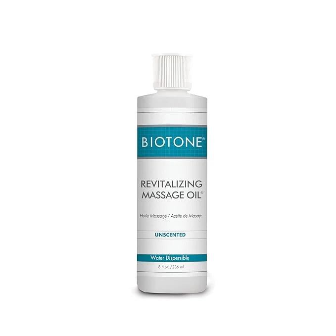 Expertly Made Biotone Revitalizing Unscented Massage Oil 8 Ounce Reusable