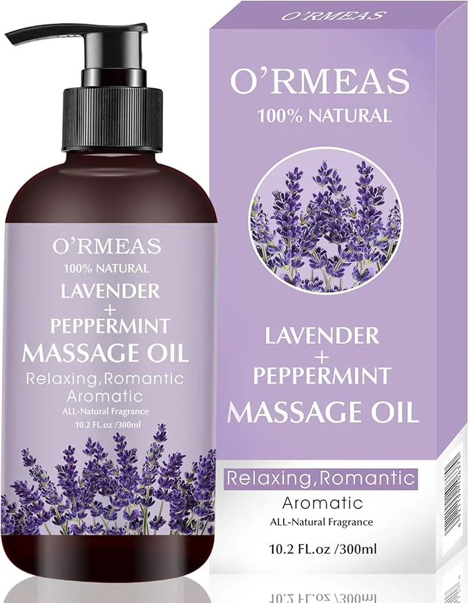 Long-Lasting Massage Oil with Lavender and Peppermint Massage Oil World-Class