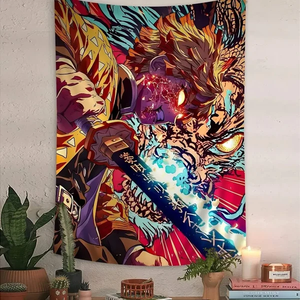 Fine Crafted Zenitsu Nightfall Tapestry Solid