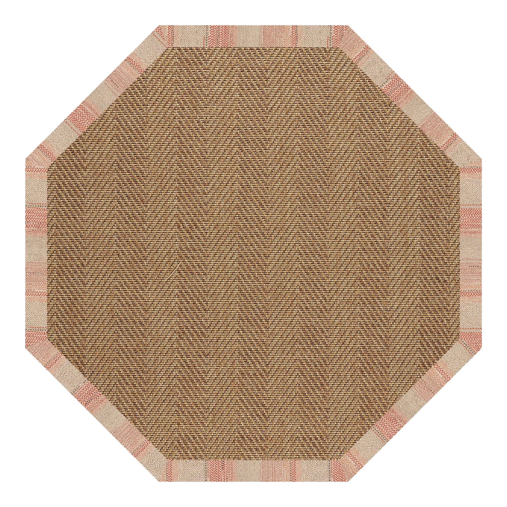 Official Islamorada Rug – Herringbone Sicily Vino Modern