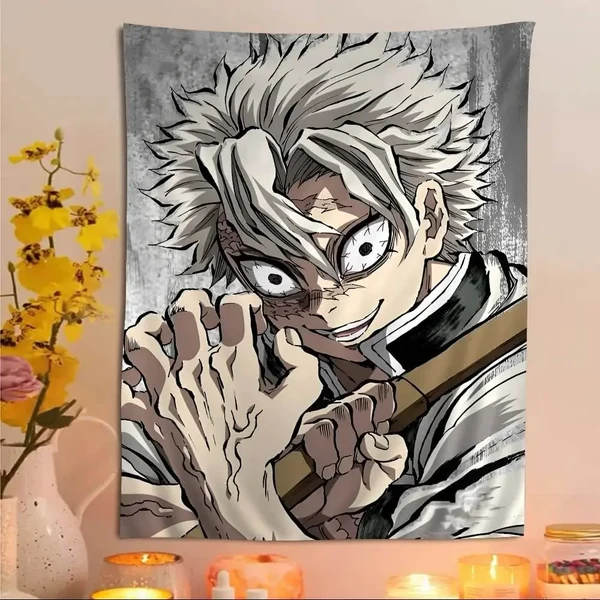 Smooth Sanemi Shinazugawa Fabric Wall Poster Recyclable