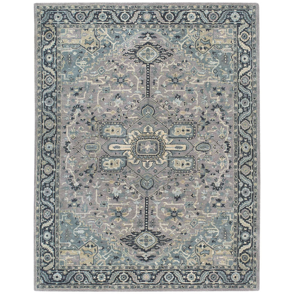Genuine Izmir Rug – Serapi Grey Blue Original