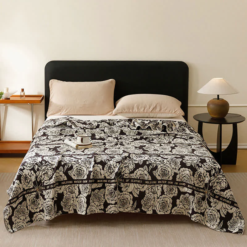 Clean Ownkoti Country Blooming Rose Pure Cotton Quilt Optimized