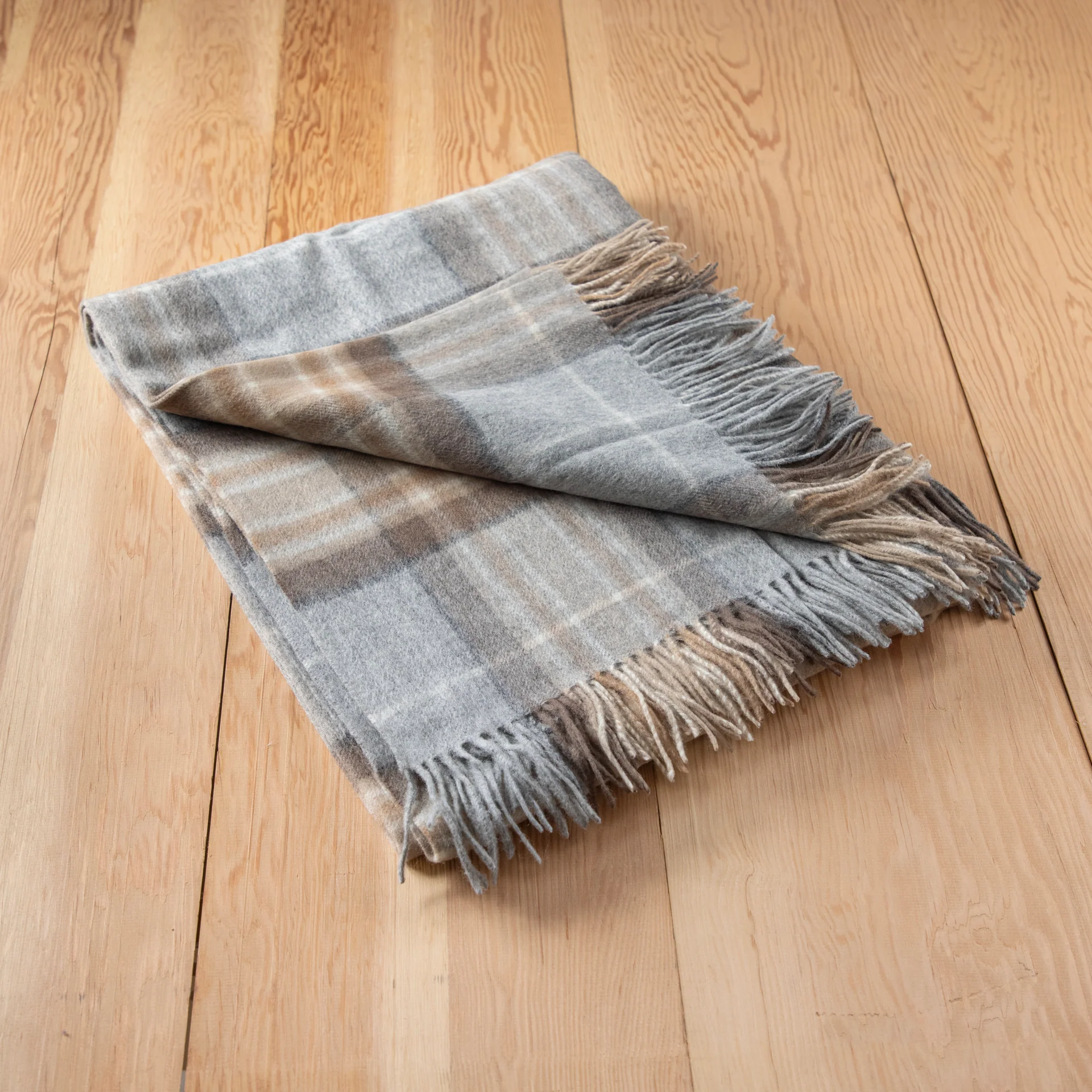 Easy-to-Use Lambswool Blanket in Mackellar Tartan Verified