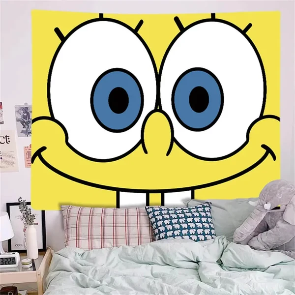 Traditional Spongebob Squarepants Wall Tapestry Genuine