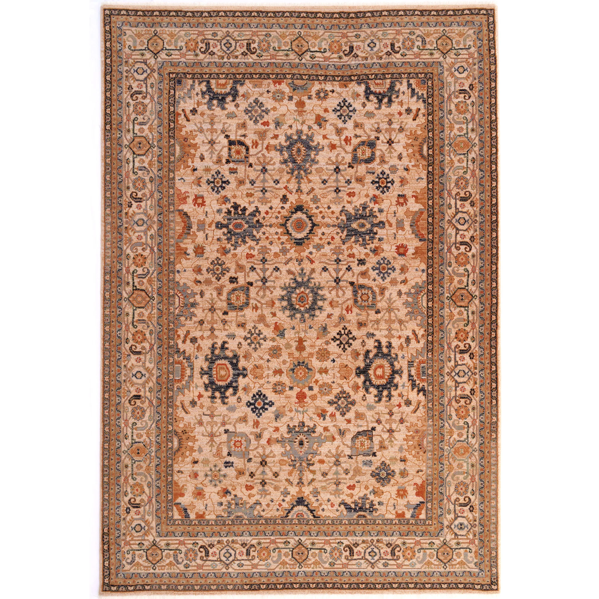 Lightweight Lineage Rug – Keshan Sand Relaxed