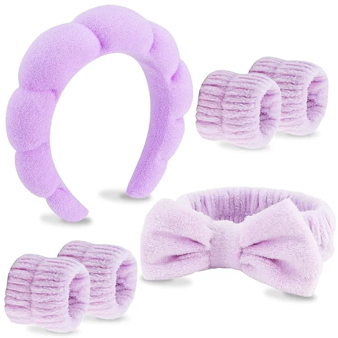 Modern VELSCRUN 6 Pack Spa Headband Makeup Headband Face Wash Headbands Skincare Advanced