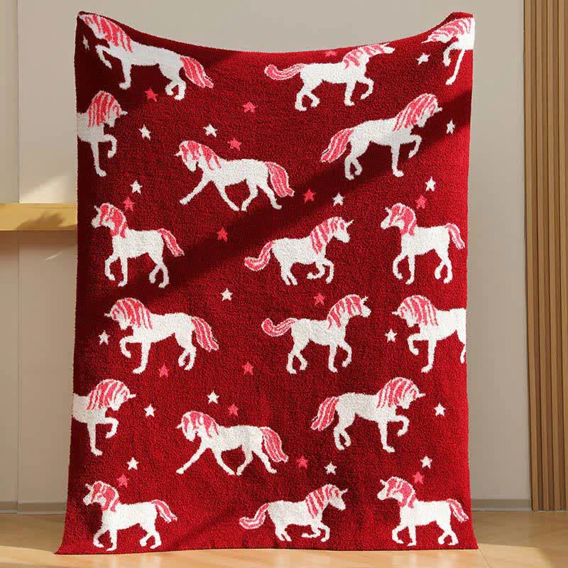 Traditional Ownkoti Ultra-Soft Unicorn Yarn Throw Blanket World-Class