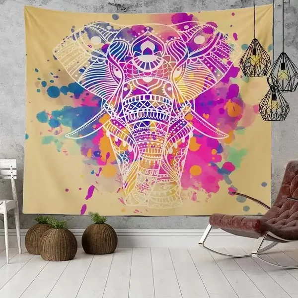 Elite Ethnic Boho Elephant Wall Cloth Dependable