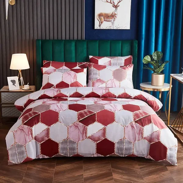 Fine Geometric Hexagon Doona Cover Official