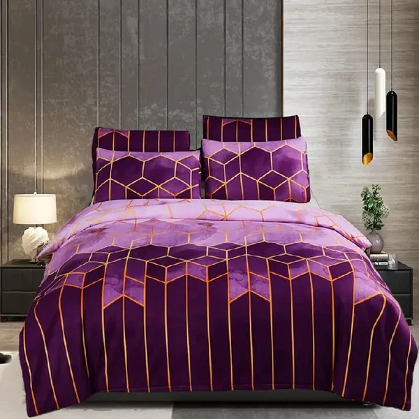 Responsible 3D Geometric Nordic Bedding Set Practical