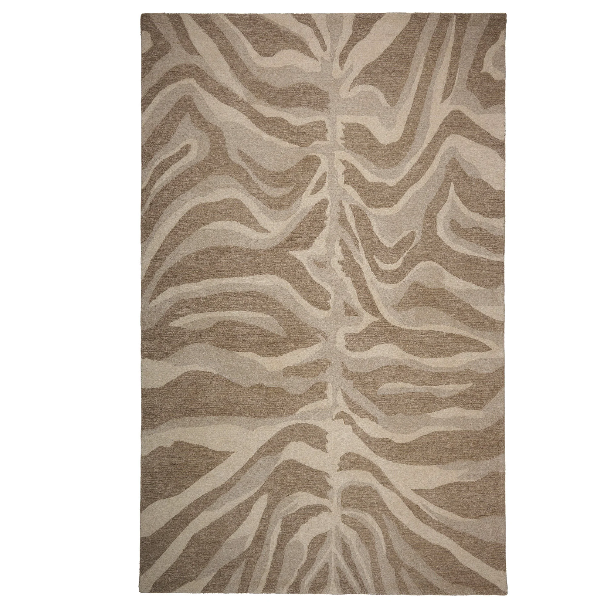Refined Serengeti Rug – Zebra Ash Classic