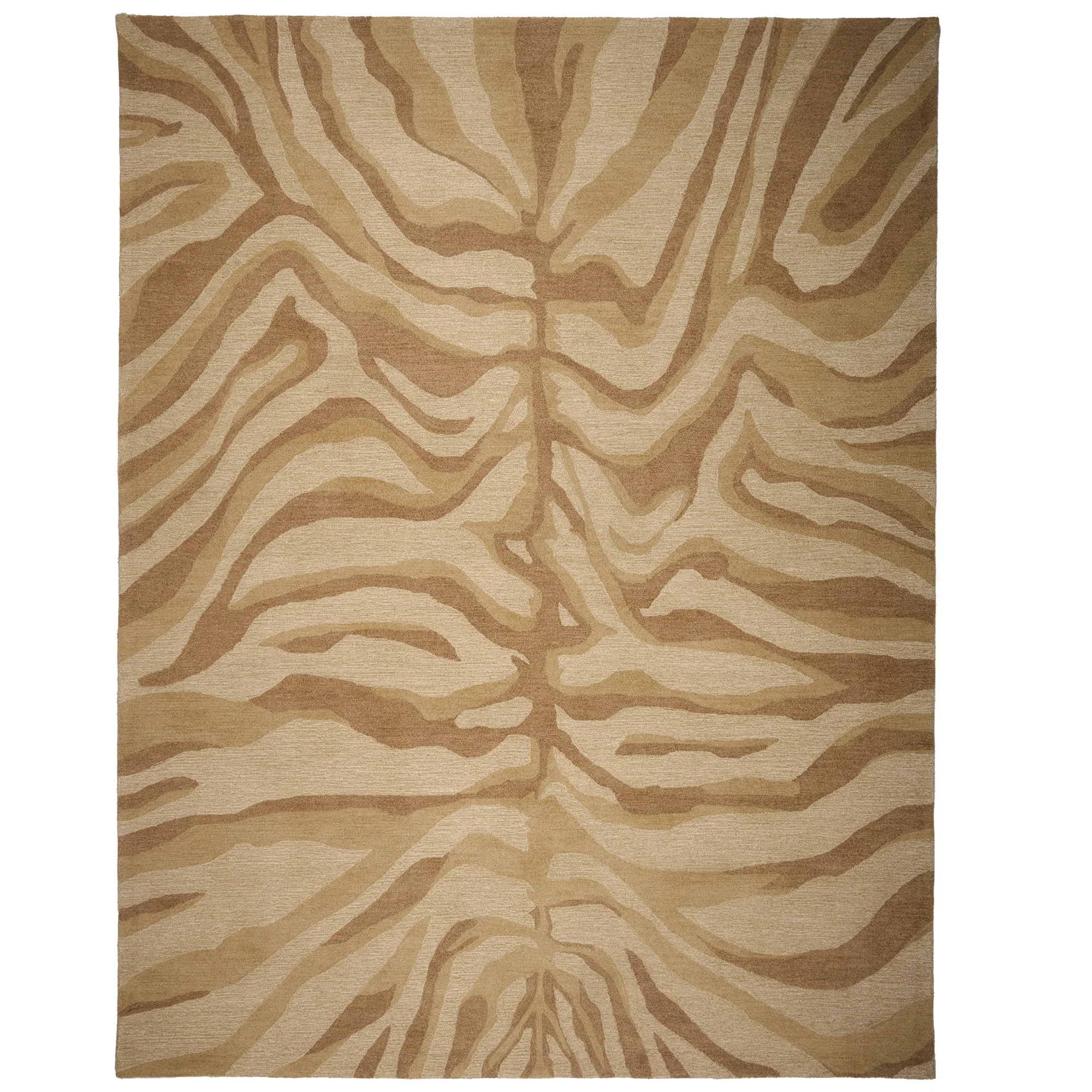 Genuine Serengeti Rug – Zebra Beige Luxury